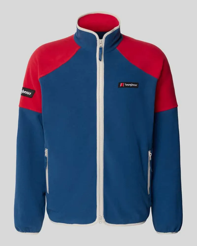 Berghaus Fleecejacke mit Zweiwege-Reißverschluss Blau