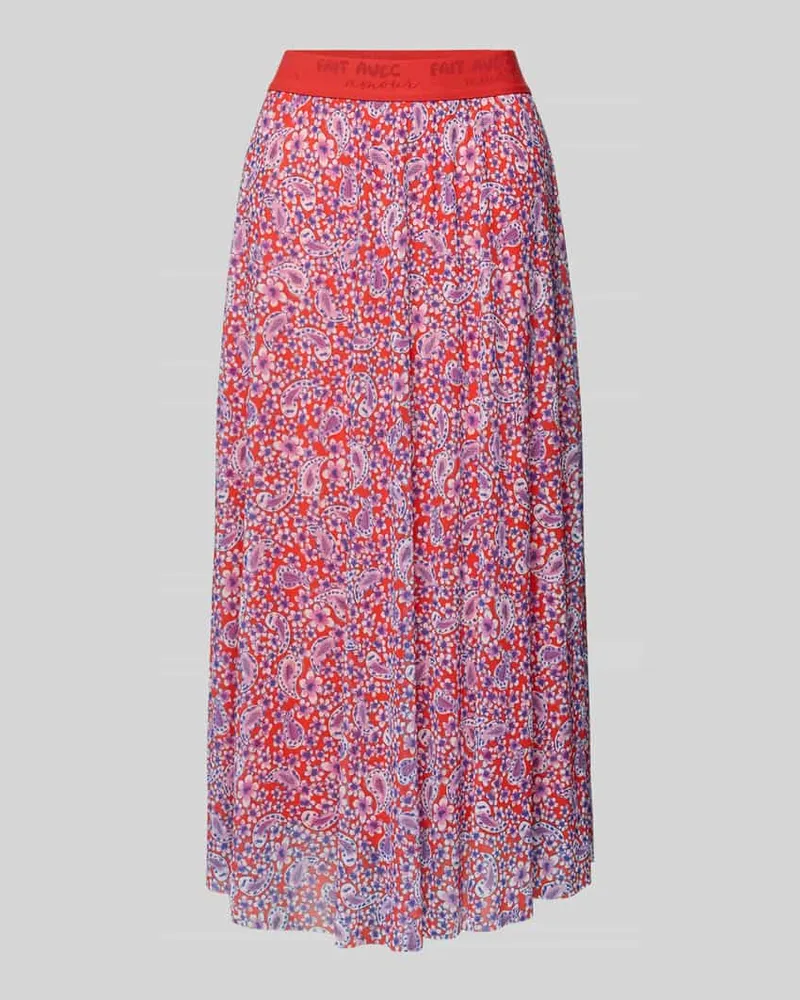 Smith & Soul Midirock mit elastischem Bund Blau