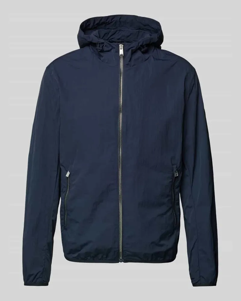 HUGO BOSS Jacke mit Reißverschlusstaschen Modell 'Cinder Marine