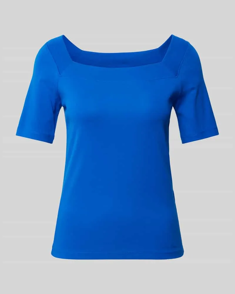 Marc Cain T-Shirt mit Karree-Ausschnitt Royal