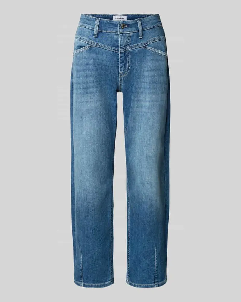 Cambio Jeans mit Eingrifftaschen Modell 'ELIN Hellblau