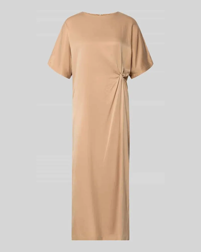 Drykorn Midikleid mit Knotendetail Modell 'INDAH Lachs