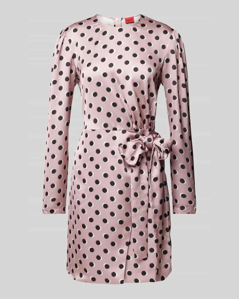 HUGO BOSS Minikleid in Wickel-Optik Modell 'Keyata Black