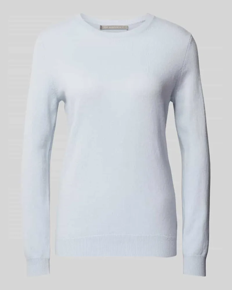 (THE MERCER) N.Y. Kaschmirstrickpullover mit Rundhalsausschnitt Hellblau