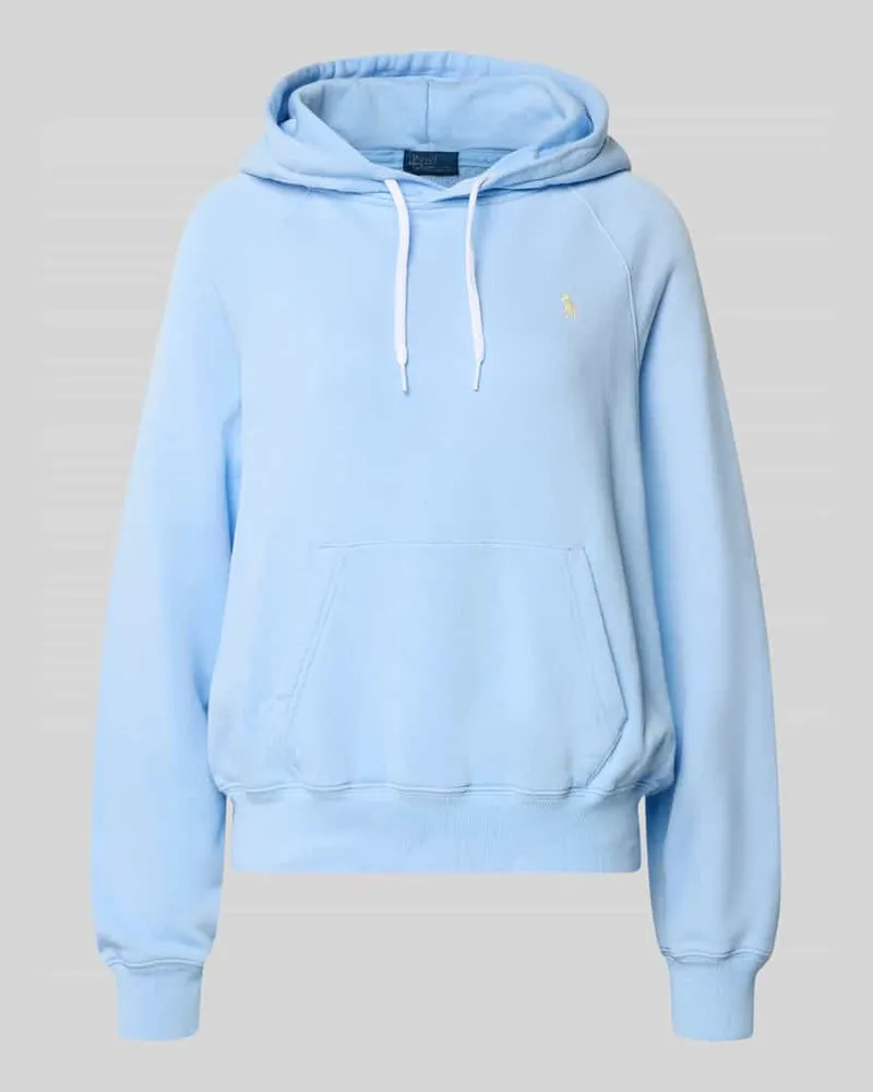 Ralph Lauren Regular Fit Hoodie aus Baumwoll-Mix Hellblau