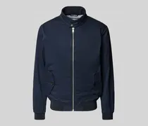 Jacke mit Stehkragen und Pattentaschen