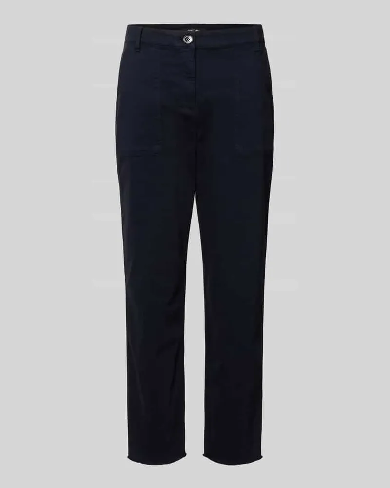 Marc Cain Chino mit Fransensaum Marine