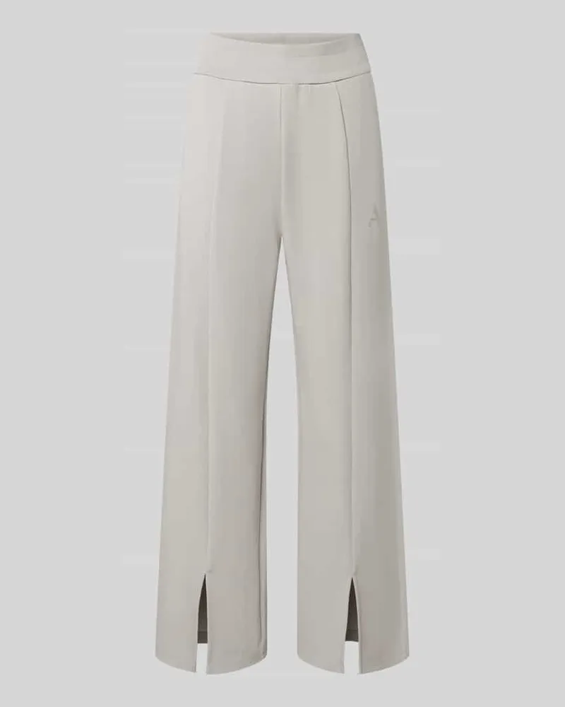 Armani Exchange Straight Fit Sweatpants aus elastischem Viskose-Mix Beige