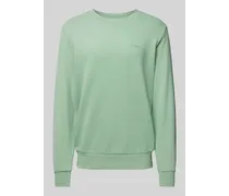 Sweatshirt mit Label-Stitching Modell 'Burwood