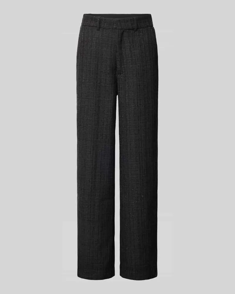 Neo Noir Stoffhose mit Glitter-Effekt Modell 'Emmett Black
