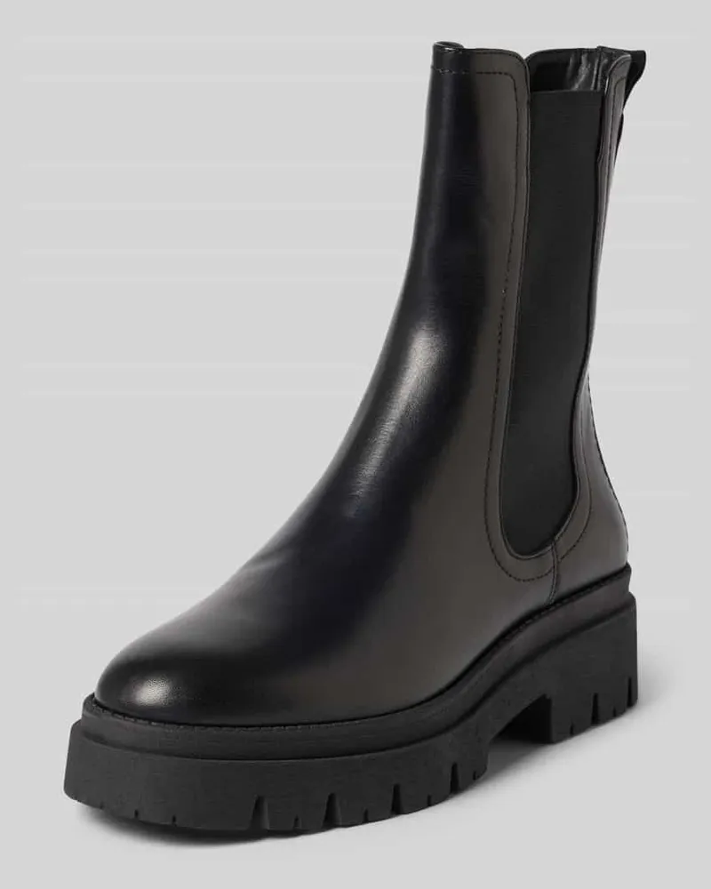 Tamaris Chelseas aus echtem Rindsleder Black