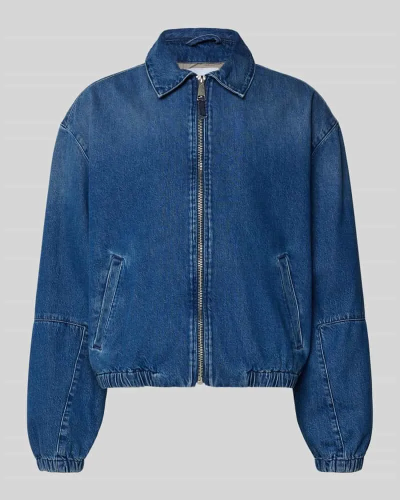 Edwin Jeans Jeansjacke mit Kentkragen Jeansblau