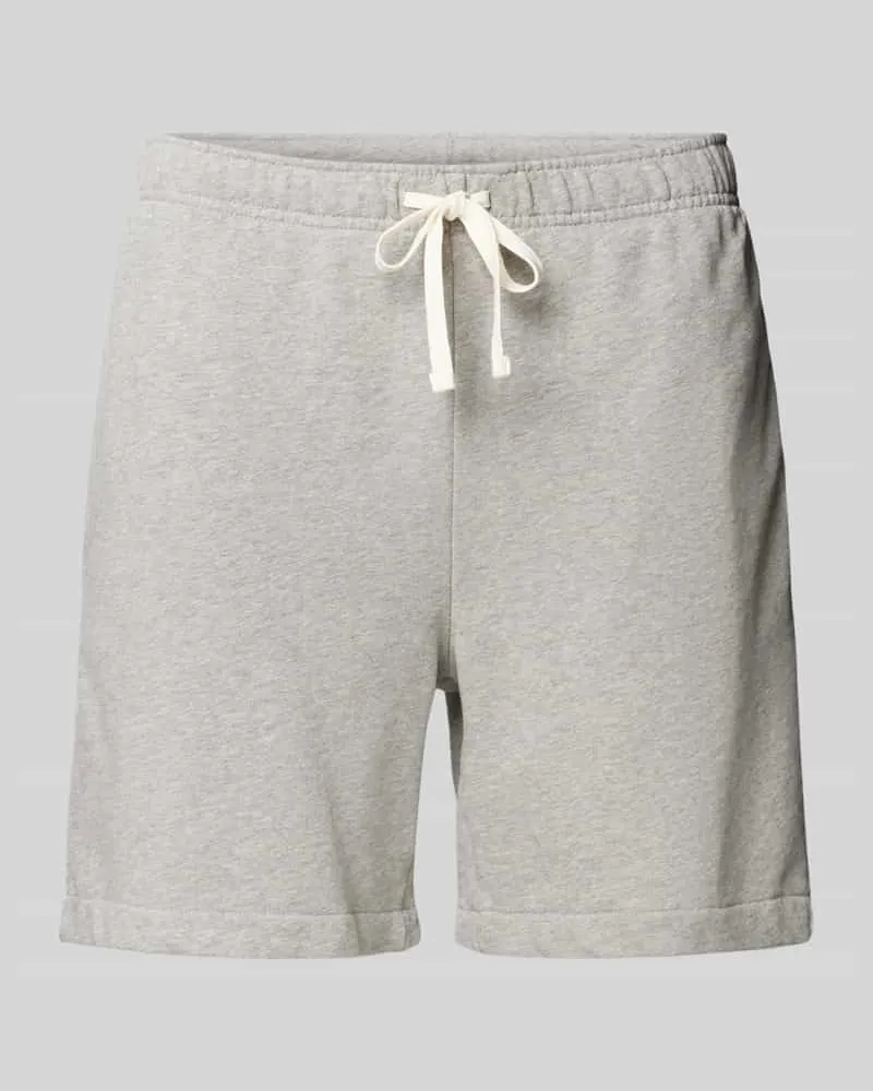 Ralph Lauren Regular Fit Sweatshorts mit Tunnelzug Hellgrau