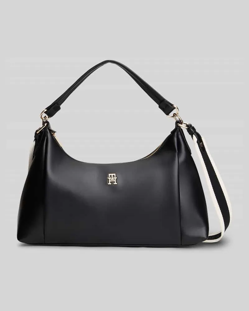 Tommy Hilfiger Henkeltasche mit Crossbody Schulterriemen Black