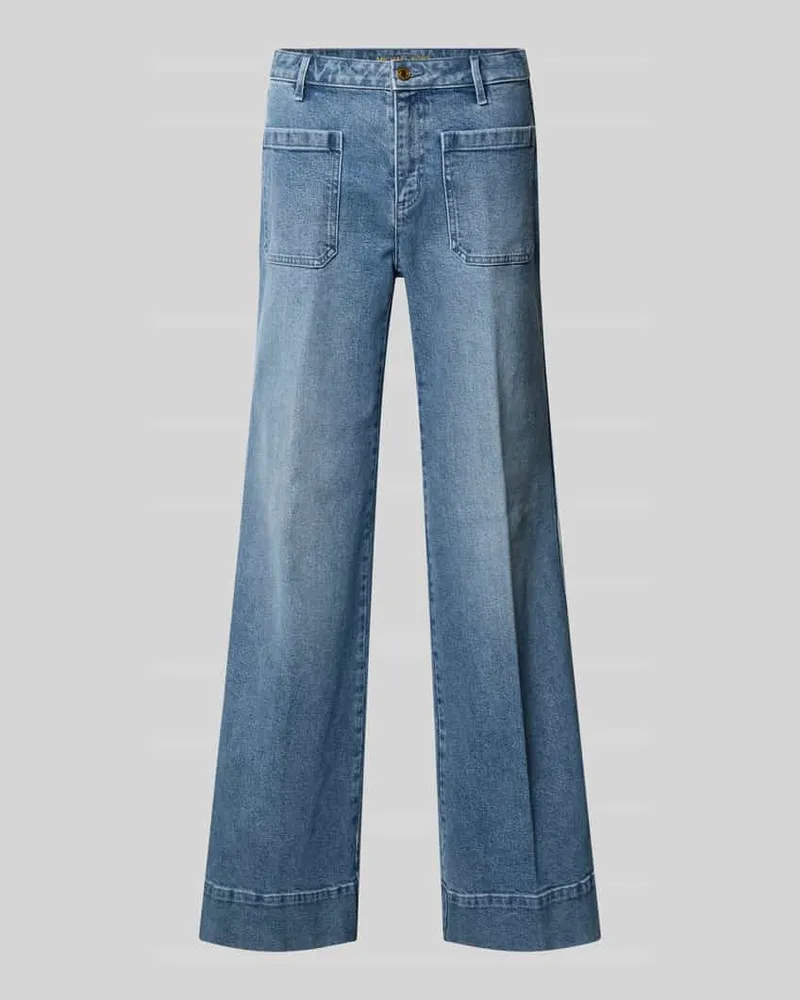 Michael Kors Flared Fit Jeans mit aufgesetzten Taschen Jeansblau