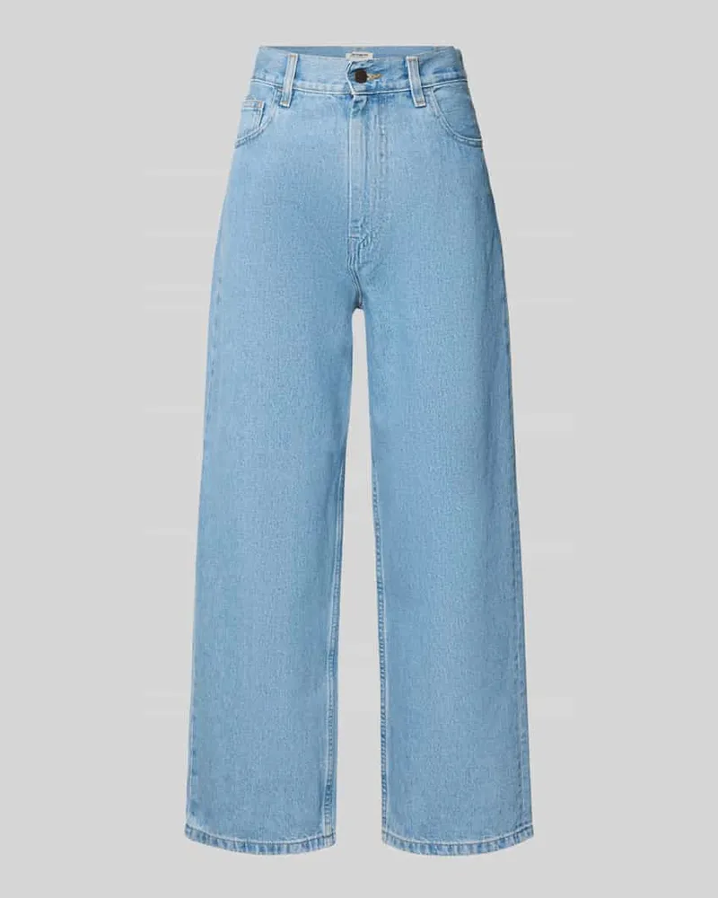 Carhartt WIP Wide Leg Jeans im 5-Pocket-Design Modell 'Brandon Jeansblau
