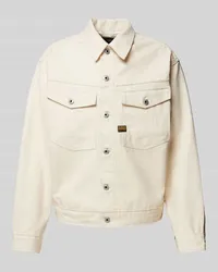 G-STAR RAW Jacke mit Brustpattentaschen Modell 'Dakota Offwhite