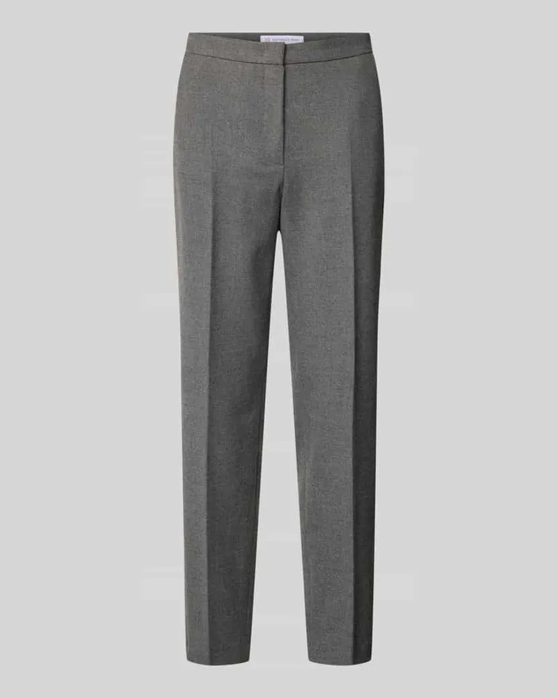 RAFFAELLO ROSSI  Regular Fit Stoffhose mit Bügelfalten Modell 'DORO Mittelgrau