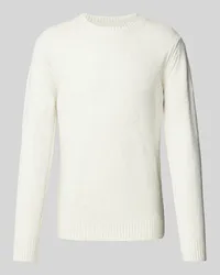 cinque Strickpullover mit Rundhalsausschnitt Modell 'ZAC Offwhite