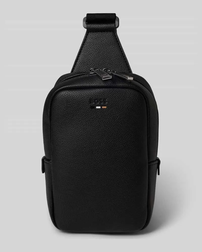 HUGO BOSS Umhängetasche mit Label-Prägung Modell 'RAY_SM Black