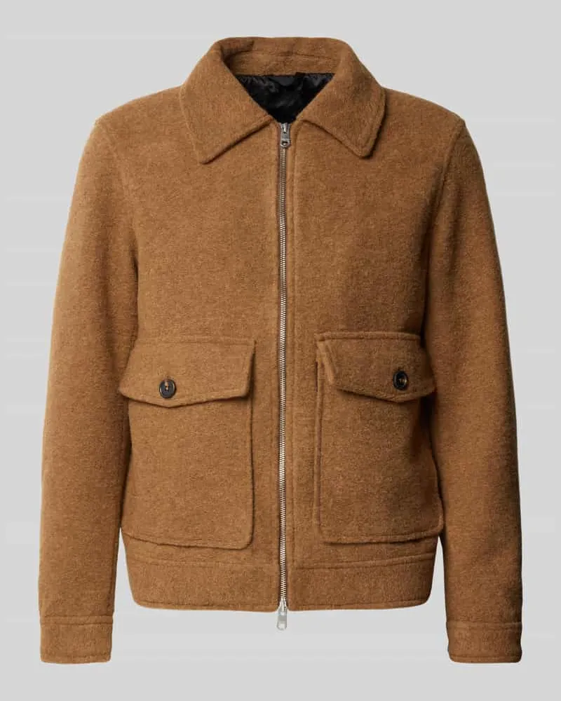 Selected Homme Regular Fit Hemdjacke aus Woll-Mix Hazel