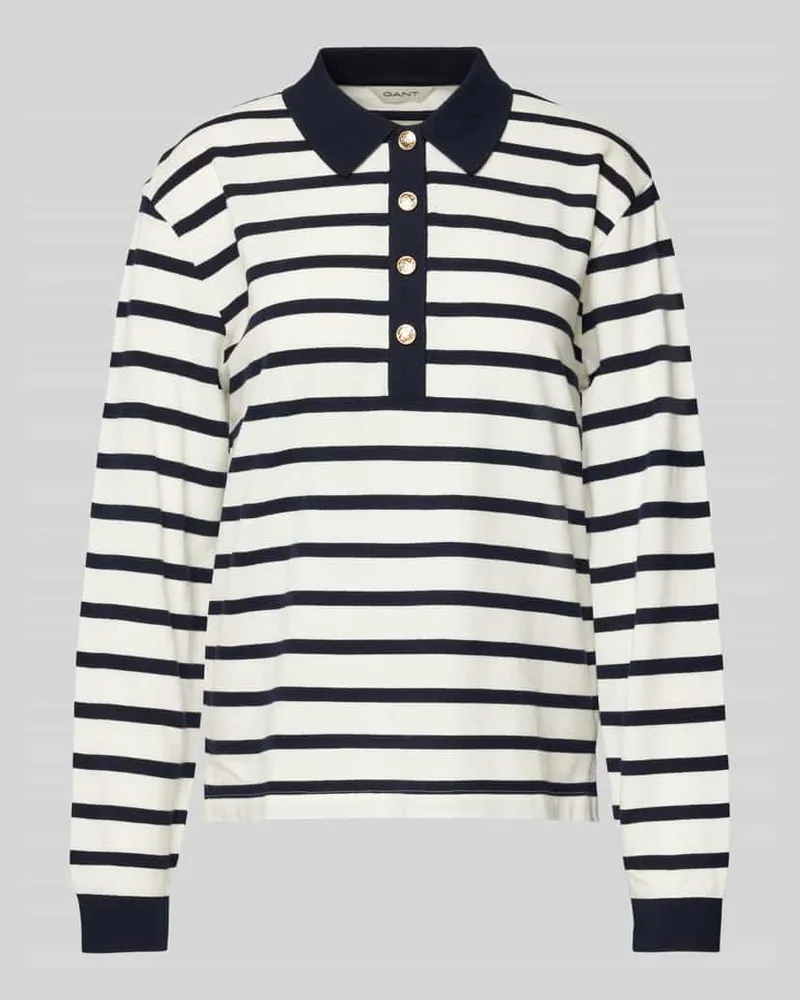 Gant Longsleeve mit Seitenschlitzen Offwhite