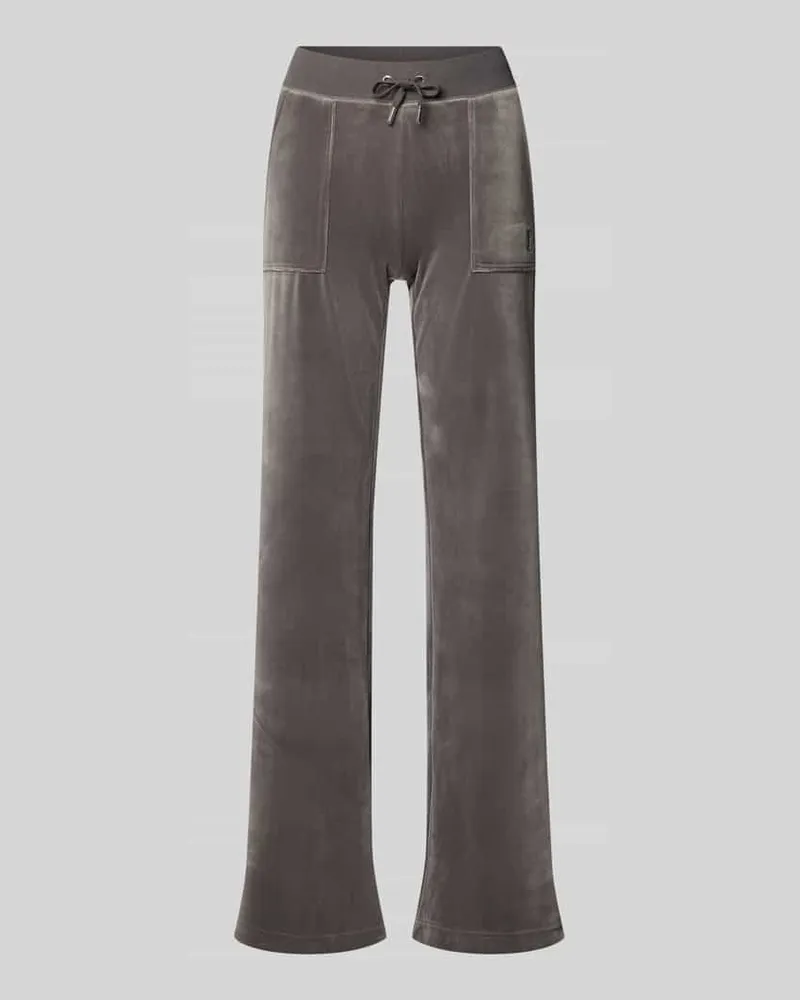 Juicy Couture Low Rise Sweatpants mit elastischem Bund Modell 'LAYLA Oliv