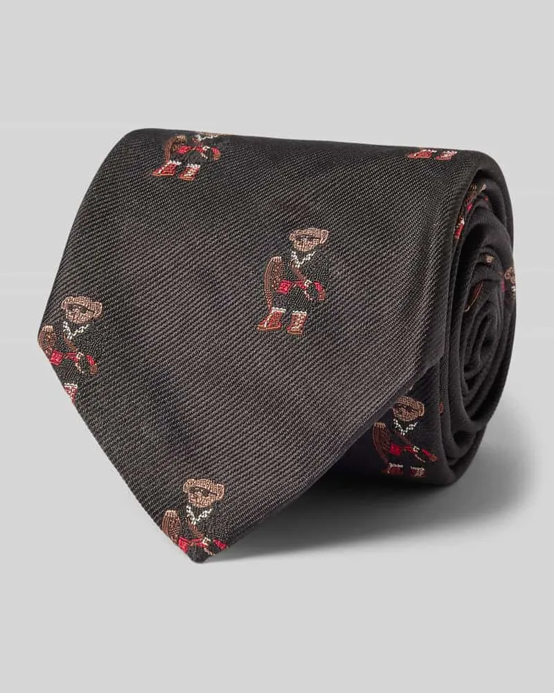 Ralph Lauren Krawatte aus reiner Seide Black