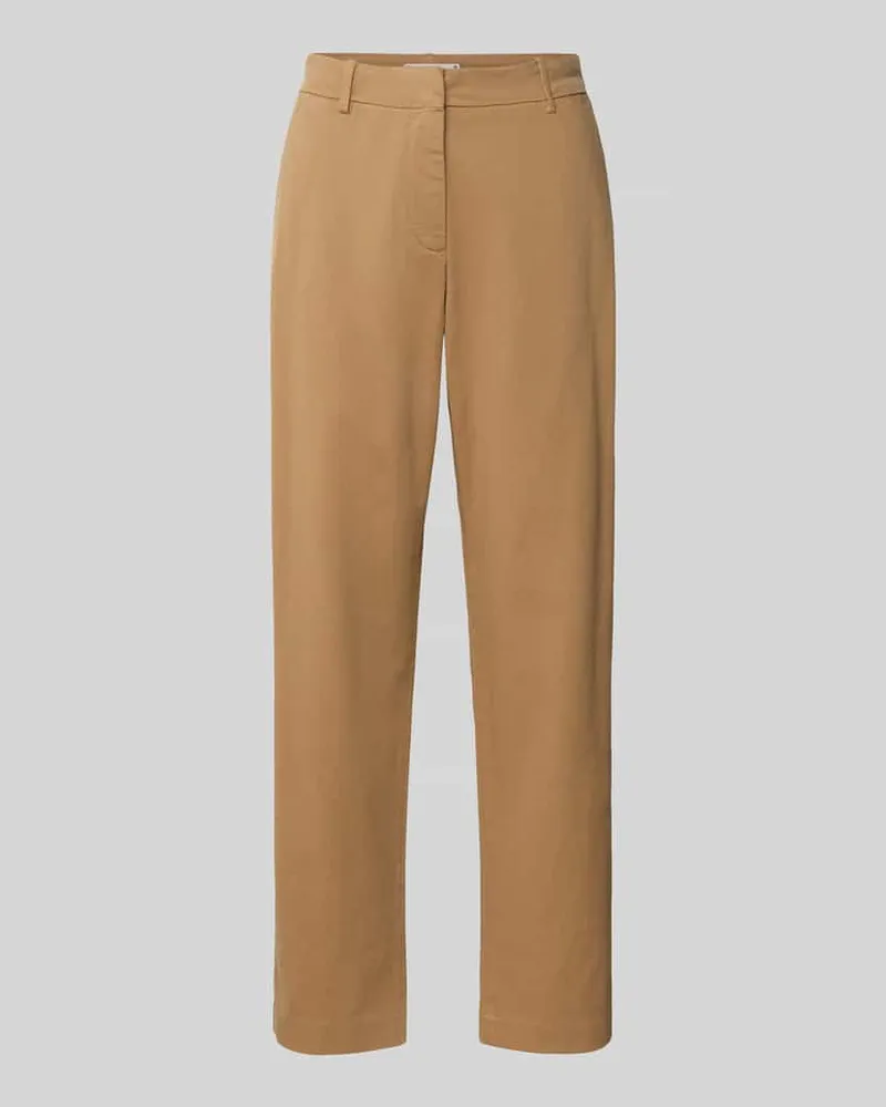 Tommy Hilfiger Slim Fit Chino aus Baumwoll-Mix Camel