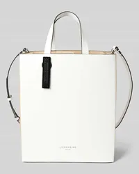 Liebeskind Handtasche aus Leder in Two-Tone-Machart Offwhite