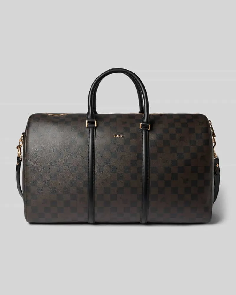 JOOP! Weekender mit Label-Detail Modell 'cortina piazza aurora Dunkelbraun