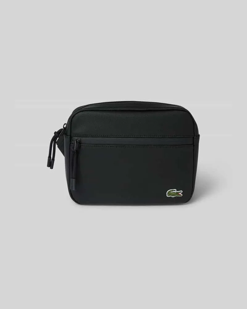 Lacoste Umhängetasche mit verdecktem Reißverschluss Black