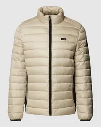 Calvin Klein Steppjacke mit Label-Patches Sand