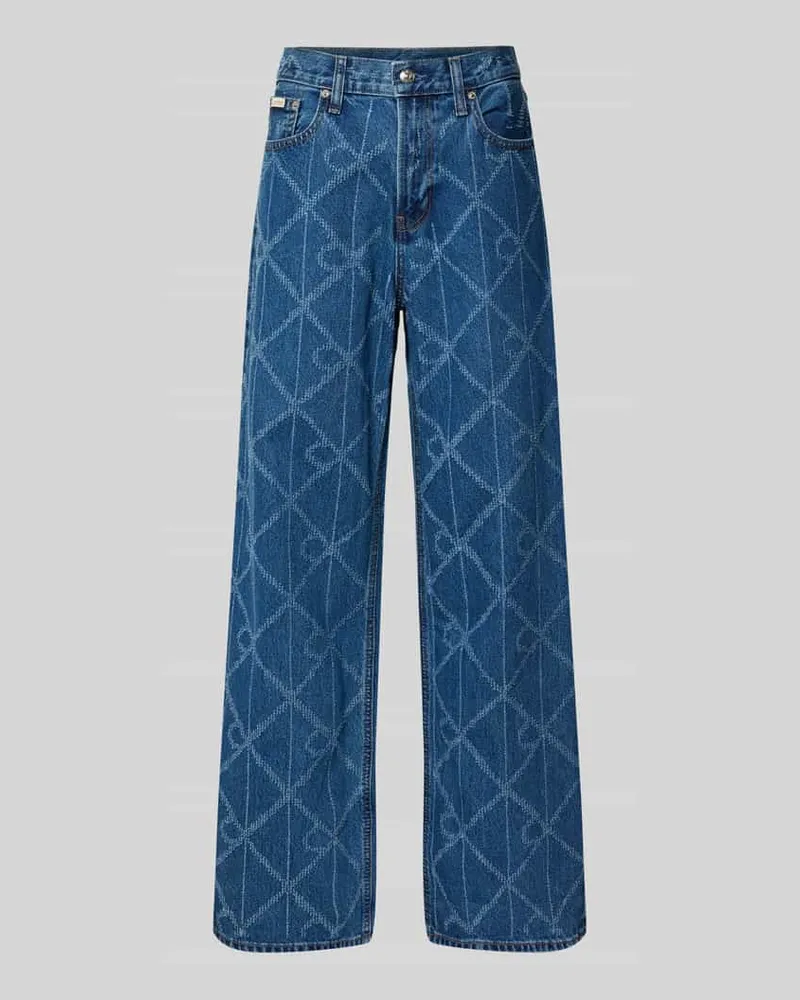 Calvin Klein Loose Fit Jeans mit 5-Pocket-Design Marine