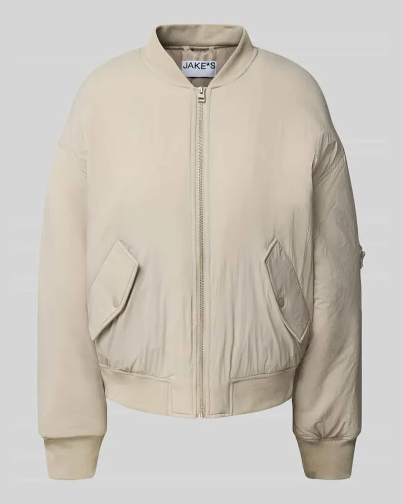 JAKE*S Jacke mit Stehkragen Mud