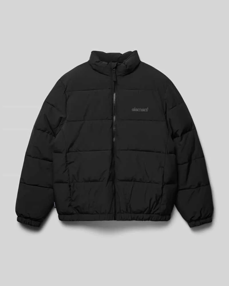 Element Steppjacke mit Stehkragen Black