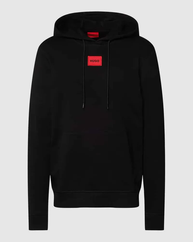 HUGO BOSS Hoodie mit Label-Patch Modell 'Daratschi Black