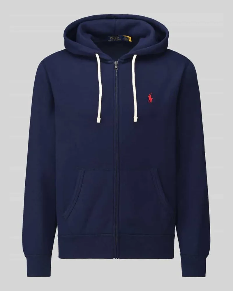 Ralph Lauren Sweatjacke mit Logo-Stickerei Marine