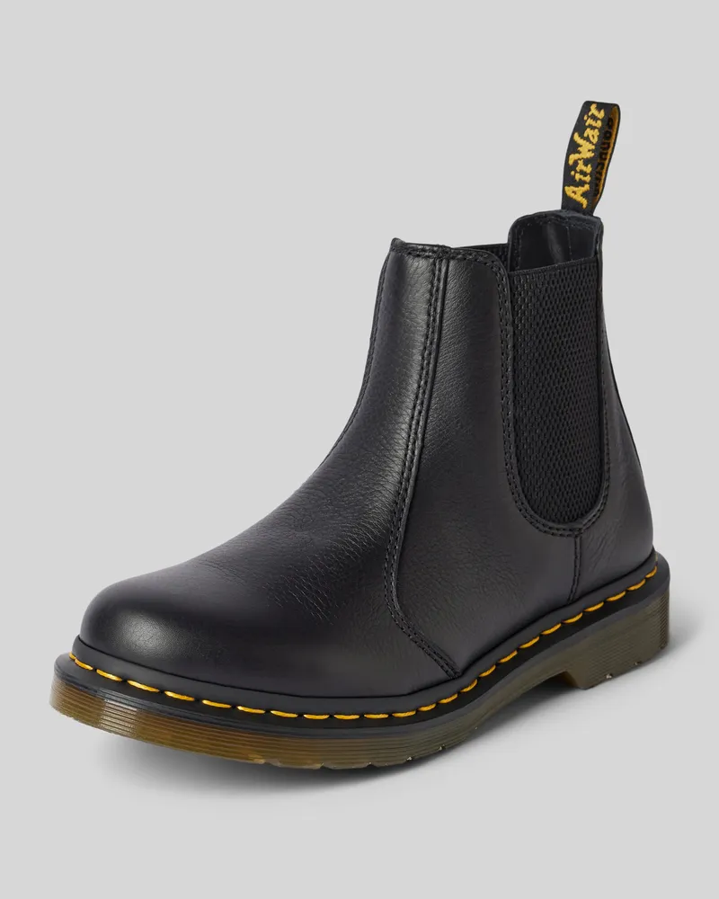 Dr.Martens Chelsea Boots aus Leder mit Ziernaht Black