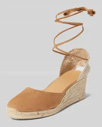 Castañer Wedges mit Keilabsatz Modell 'CARINA Beige