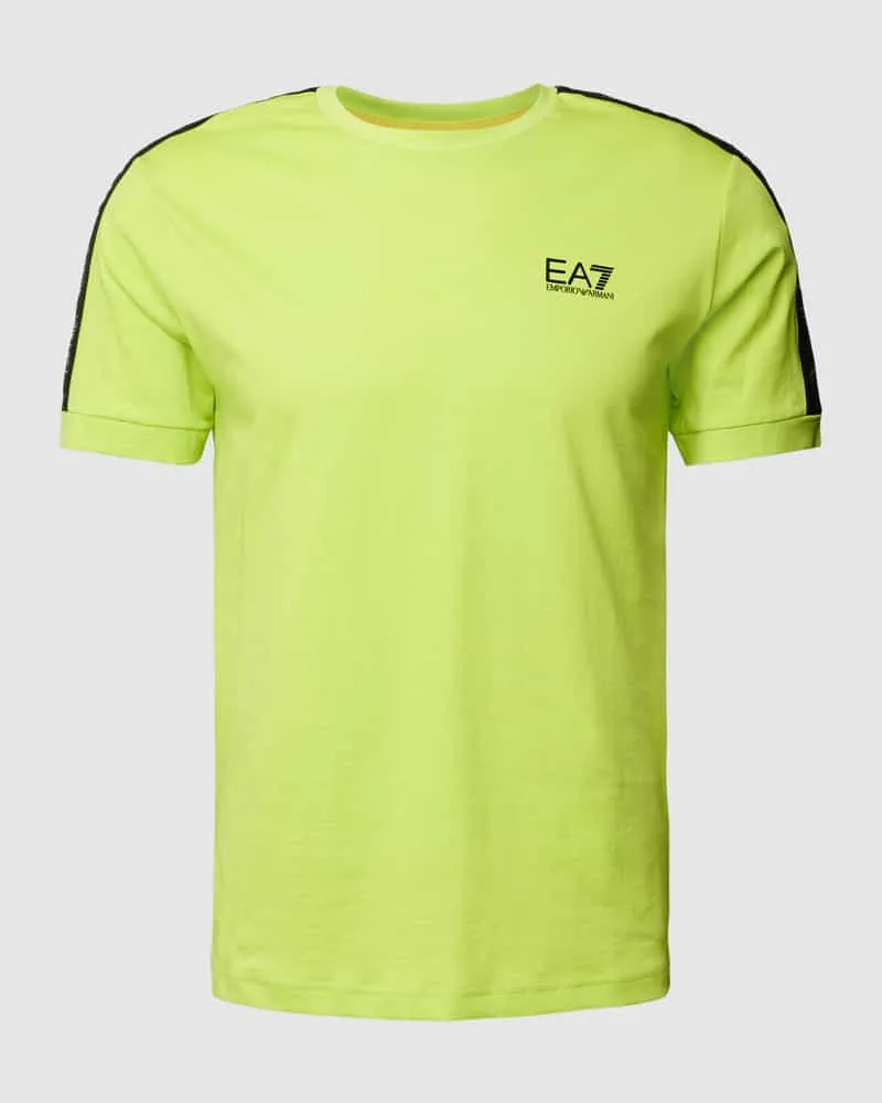 EA7 T-Shirt mit Logo-Print Neon