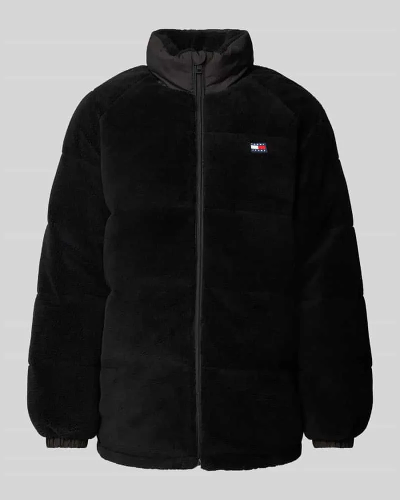 Tommy Hilfiger Jacke mit Teddyfell Black