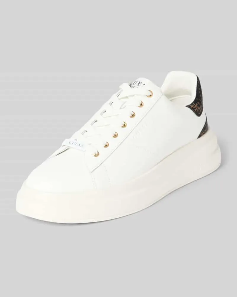 Guess Sneaker mit Label-Details Modell 'ELBA Weiss