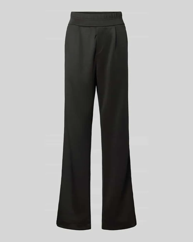 RHUDE High Waist Sweathose mit Bundfalten Black