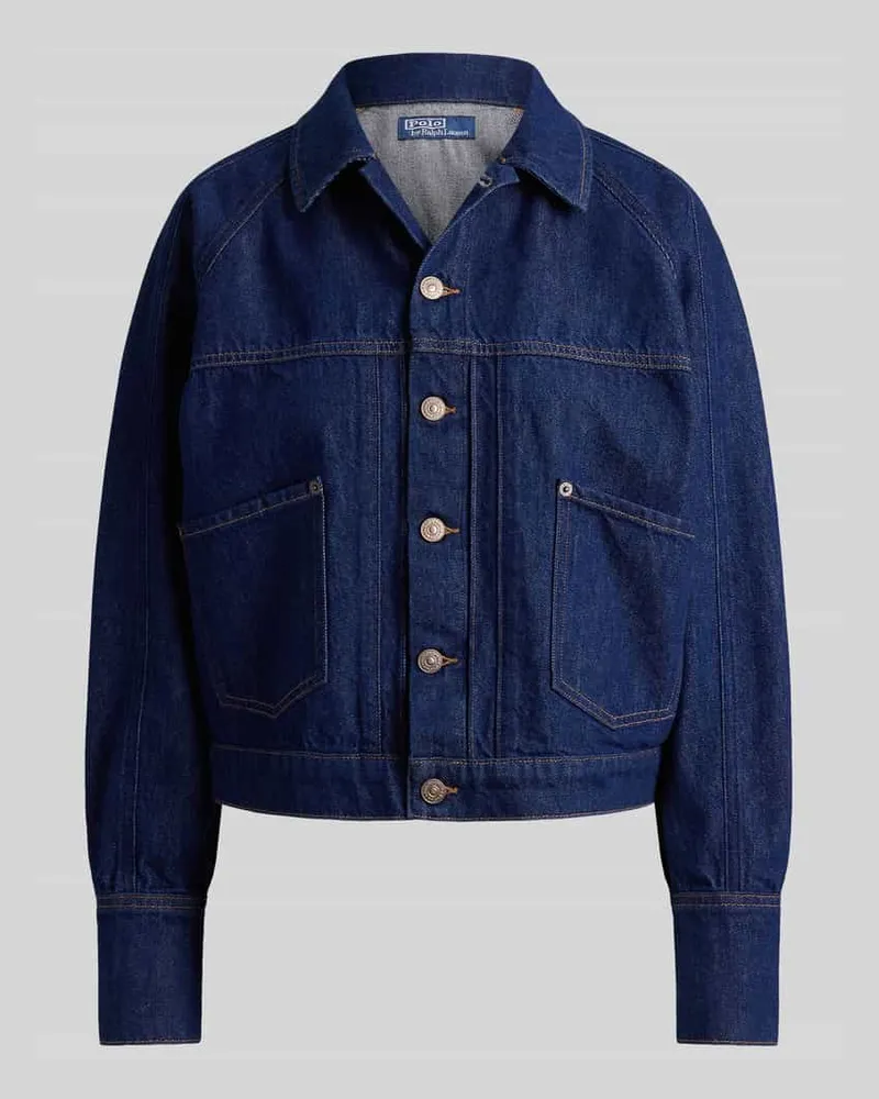 Ralph Lauren Relaxed Fit Jeansjacke aus reiner Baumwolle Jeansblau