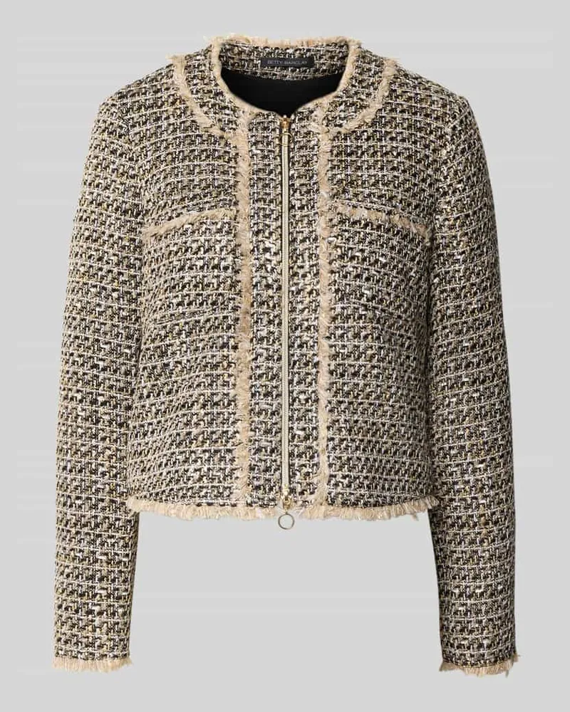 Betty Barclay Regular Fit Blazer in Rattan-Optik Modell 'NOI Black