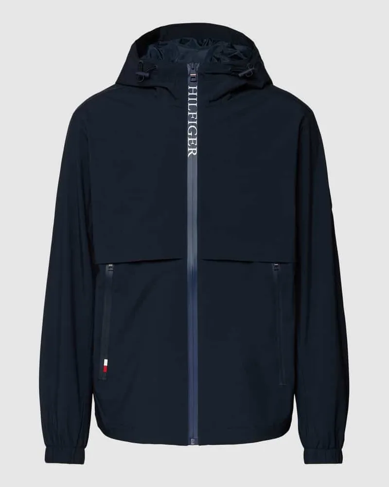 Tommy Hilfiger Regenjacke mit Label-Details Marine