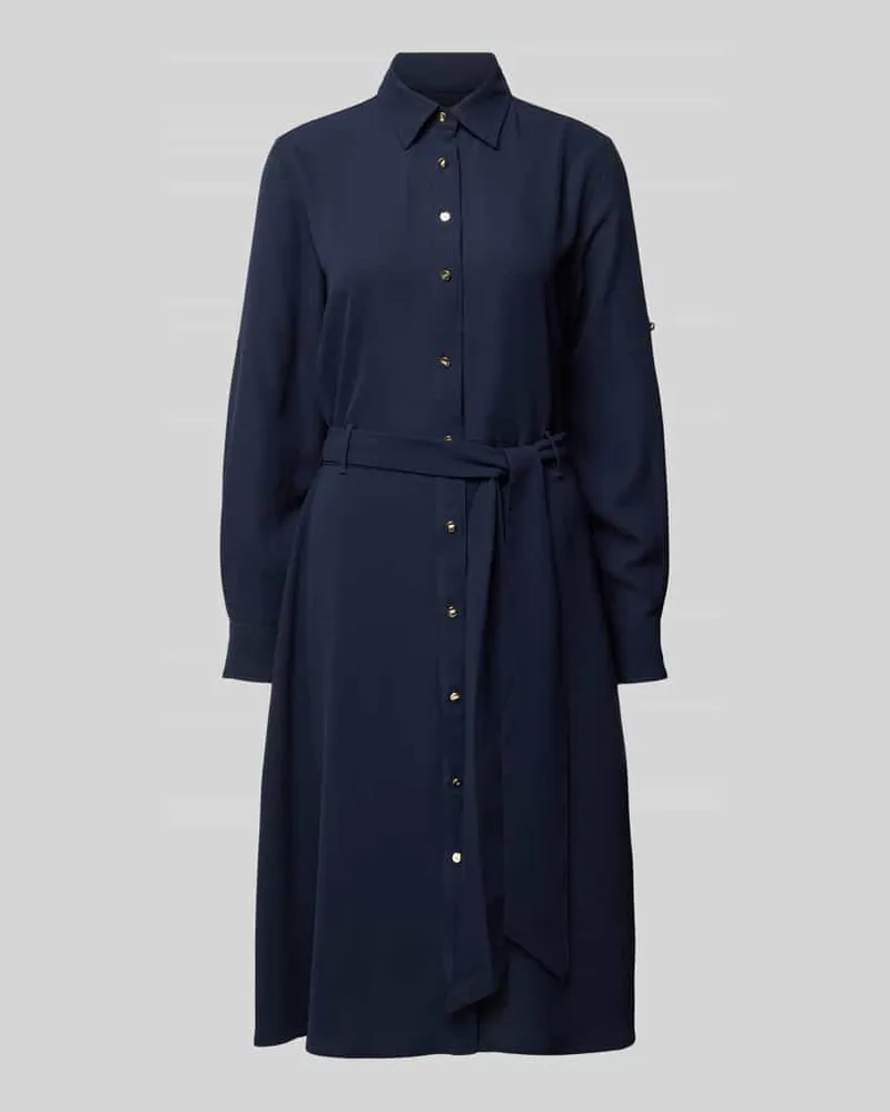 Ralph Lauren Hemdblusenkleid mit Knopfleiste Modell 'KARALYNN Marine