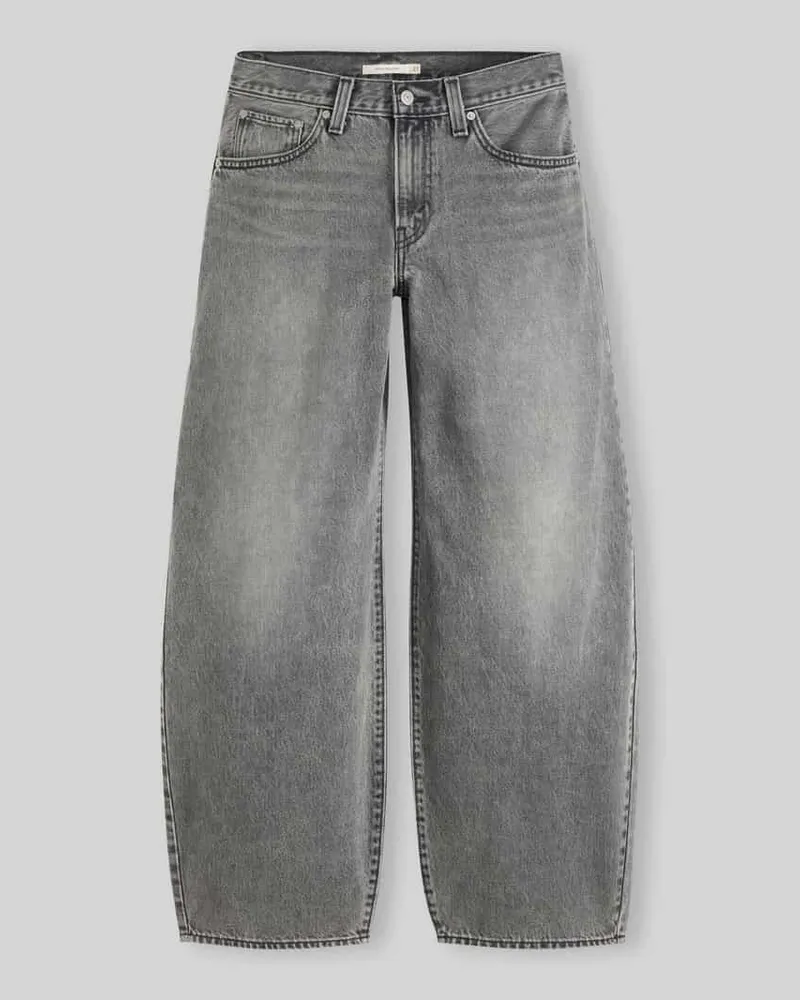 Levi's Regular Fit Baggy Jeans mit High Waist Anthrazit