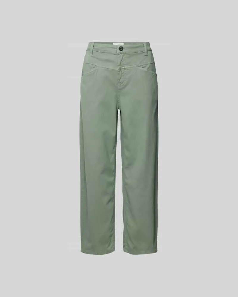 Closed Stoffhose mit Eingrifftaschen Gruen